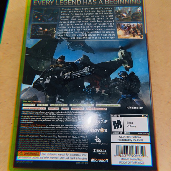 Halo Reach - XBOX 360 - Picture 2 of 3
